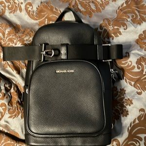 Michael Kors Cooper Pebbled Leather Sling Pack